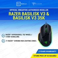 Razer Basilisk V3 and Basilisk V3 35K Chroma Ergonomic Gaming Mouse HyperScroll Wheel 26K 35K DPI