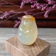 小雕件 小品動物-猴 黃玉髓