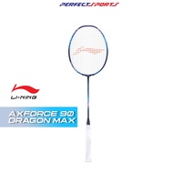 [Free String + Grip + Cover]  LI-NING AXFORCE 90 DRAGON MAX NAVY BLUE badminton racket