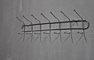 Kapstok Besar double Kapstok besi stainless steel / Gantungan baju di tembok / kapstok kecil