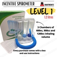 3 Balls Incentive Spirometry/Spirometer /Deep Breathing Exercise/*Ready Stock*/Lungs Exercise
