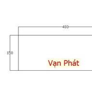 Code plate 150x400x5mm
