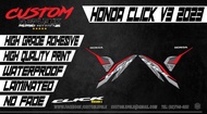 Honda Click V3 2023 Stock Decals Set