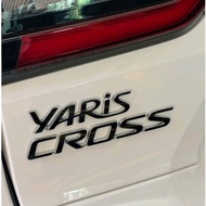 TOYOTA YARIS CROSS [Tailgate Change Color Sticker] 3M No Residual Glue YC Accessories Logo Car Black