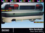 B0300 Proton Wira Aeroback Fiber Rear Skirt (Mugen) Body kit Bodykit