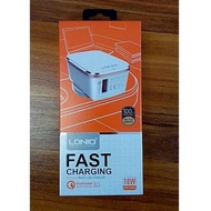 Iphone 5/6/7/8 /X  travel (A1204Q) (Ldnio) (Qc-3.0) Fast charging  100% Ori