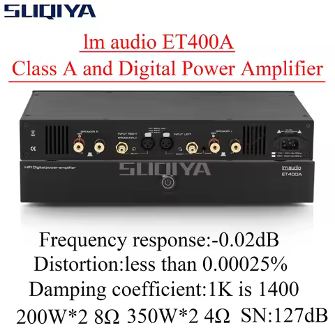 SUQIYA-Class A and D Digital Hifi Post-Fever Power Amplifier Purifi,Hypex,1et400a,LM,UCD,MIN400A