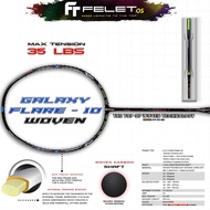 FELET GALAXY FLARE 10, WOVEN SERIES Felet Pro Racket Badminton Racket 3u/4u By Fleet