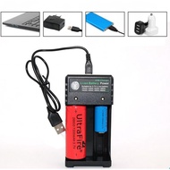 DJ97 18650 2 Slot USB Battery Charger 10440 14500 16650 18350 18500 26650
