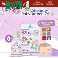 Vidhyasom Baby Aroma Oil – Natural & Safe | Red Onion & Eucalyptus | 15ml | G6PD Safe