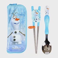 迪士尼冰雪奇緣 雪寶不鏽鋼餐具組 左右手共用款