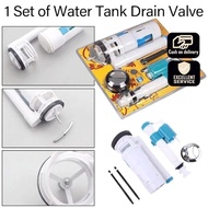 Dual-Button Toilet Flush Valve and Inlet Valve Cistern Fittings for Dual-Flush Toilets