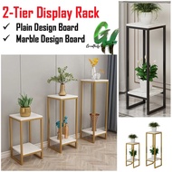 [2 Tier Plant Stand]WoodenPlant Rack Plant Pot Plant bench Plant shelf Plant fence indoor outdoor