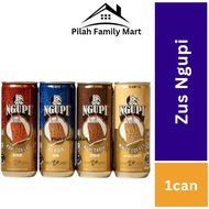 ZUS Ngupi Milk Coffee Drink Can Tin Kopi Susu 240ml White Coffee/Klasik/Kopi Tarik/Kopi Coklat (1can