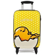 ☆海賊專賣店☆ 可面交 Gudetama 蛋黃哥 懶散造型 24吋 旅行箱/行李箱 黃色 中 日本授權 台灣 代理