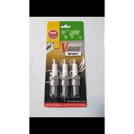 (100% ) NGK BP6EY(1set 3PCS)SPARK PLUGS FOR PERODUA-KANCIL 660 / 850 SPM
