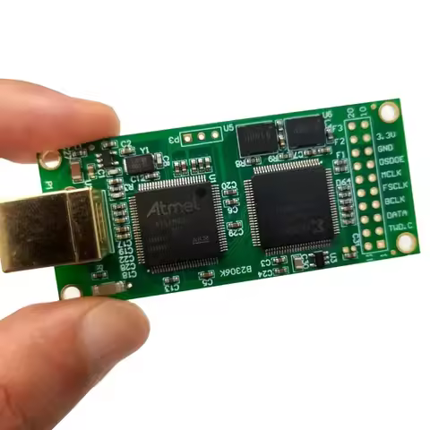 New Italian Amanero USB SITIME Crystal Audio Combo384 DSD512 PCM384 32bit Module For AK4499 ES9038 A