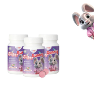3 BOTOL COMBO goKids Super Bunny Vitamin Kanak Kanak