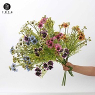Artificial Flower Daisy Chamomile Artificial Flower Retro Flower Arrangement Wild Chrysanthemum Bouq