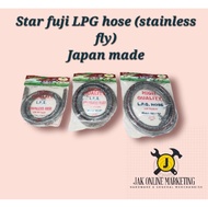 LPG STAR FUJI HOSE - Japan made flexible stainless hose/heavy duty stove hose.