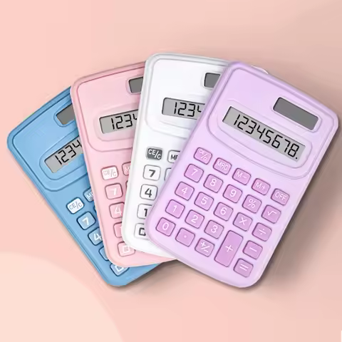 Solar Scientific Calculator Small Desktop Mini Calculators Large Display Cute Calculator Learning Au