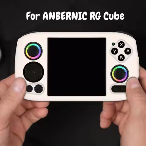 Handheld Game Console Silicone Protective Case For ANBERNIC RG Cube Soft Shell Protective Cover Anti