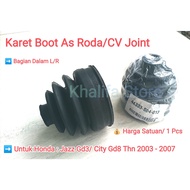 Rubber Boot Protector for CV Joint Join Small Inner 44333-S04-0130-H1 44333-S04-013 Honda Jazz Old G