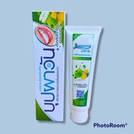 ยาสีฟันบุปผาวันเอนไซม์เฮิร์บ Buppawan Herbal Toothpaste สูตรสมุนไพร(สีเขียว) หลอดใหญ่ 130 กรัม