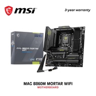 MSI MAG B860M MORTAR WIFI mATX LGA1851 DDR5 PCIe 5.0 Wi-Fi 7 5G LAN Thunderbolt Motherboard