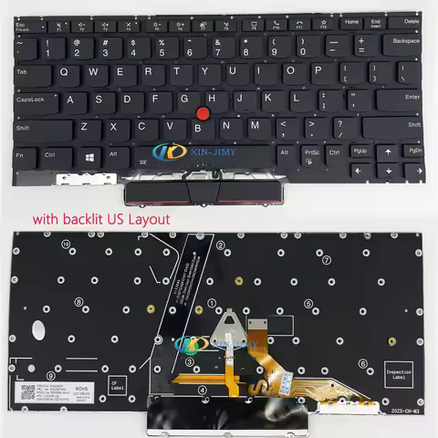 Keyboard For Lenovo ThinkPad X1 Nano Gen 1 with backlit US Layout