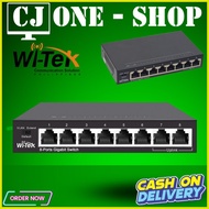 ✌ ❁ ◧ Witek WI-SG108 8-Port Gigabit Desktop Switch ( Metal case )