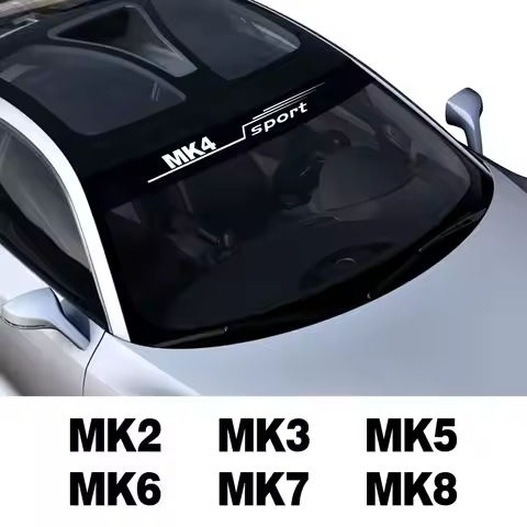 Car Front Windshield Stickers For Golf mk7 mk4 mk2 mk5 Volkswagen VW golf 6 4 5 3 2 8 mk6 mk3 mk8 De