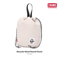 CHUMS | Recycle Stand Round Pouch / กระเป๋าใบเล็ก สำหรับเก็บของ จัดระเบียบ สไตล์ญี่ปุ่น ชัมส์