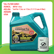 ORI PERODUA FULLY 0W20 3L BEZZA 1.0 AXIA VIVA MYVI 1.0 ENGINE OIL 0W-20 SYNTHETIC 0W 20 NEW GREEN BL