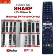 ALANK Universal Remote Control Suitable for SHARP Smart TV Remote Control CRC326V