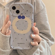 For Tecno Spark GO 2024 20 PRO Infinix Smart 8 9 Hot 50i Blue Cherry Clear Soft Case CE1913A