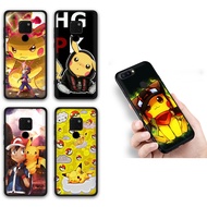 Huawei Y5 Y6 2017 Y7 Prime 2018 Y9 2019 Soft TPU Phone Case Casing YZ82 POKEMON Pikachu Cartoon Silicone Cover