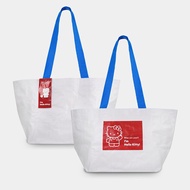 Hello Kitty（經典白）編織購物袋（小）｜murmur提袋推薦 PP002