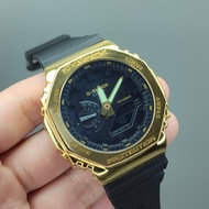 GM-2100 GM-2100#14 BLACK GOLD STAINLESS STEEL BEZEL / PREMIUM COPY 1:1 /AUTO LIGHT FUNCTION/ SPORT W