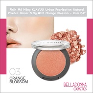 Klavuu Urban Pearlsation Natural Powder Bluser 03 Orange Blossom Orange Earth