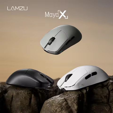 LAMZU MAYA X Gaming Mouse (8K Dongle Included, Web Driver Compatible)