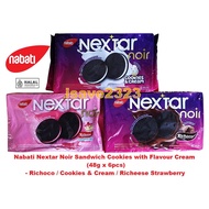[HALAL] Nabati Nextar Noir Sandwich Cookies (48gx6s) - Richoco / Richeese Strawberry / Cookies&Cream