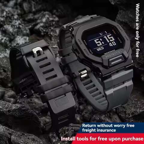 Waterproof Sports Strap GBD 200 Bracelet For G-SHOCK Casio GBD-200-1A GBD-200RD-4 Soft New Silicone 