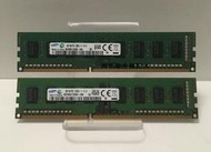 【優選好貨】三星原裝4G 1/2RX8 PC3-12800U DDR3 1600 UDIMM桌機電腦記憶體條