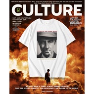 OK Apparel เสื้อยืดคอกลมแขนสั้น ลาย เจ. รอเบิร์ต ออปเพนไฮเมอร์ J. Robert Oppenheimer Oversize Cotton