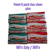 CLEAN PLUS TISSUE PACKAGE (3, 6, 10 PACKS) Tissue Tissue