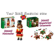 [BrickStory] LEGO Seasonal 2023 Nutcracker (40640)(208 Pieces) or Gingerbread Ornaments (40642)(190 