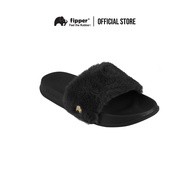 Fipper Fluff Sandal untuk Wanita Black - Fipper Fluff Sandal for Women in Black