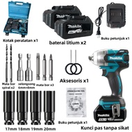 MAKITA Mesin Bor Listrik Multifungsi Tanpa Sikat Li-Ion Kapasitas Besar 72V