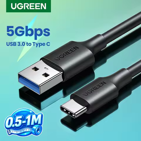 UGREEN USB C Cable 5Gbps USB3.0 Type-C 3A 18W for iPhone 17/16/15 iPad Samsung S26/25 M2 SSD NVME 5G